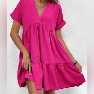 Never Worn Before!! Hot pink Dress